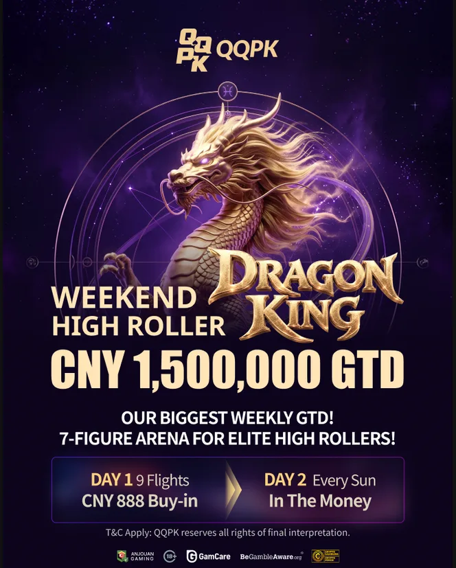 Zodiac Dragon King fim de semana high roller